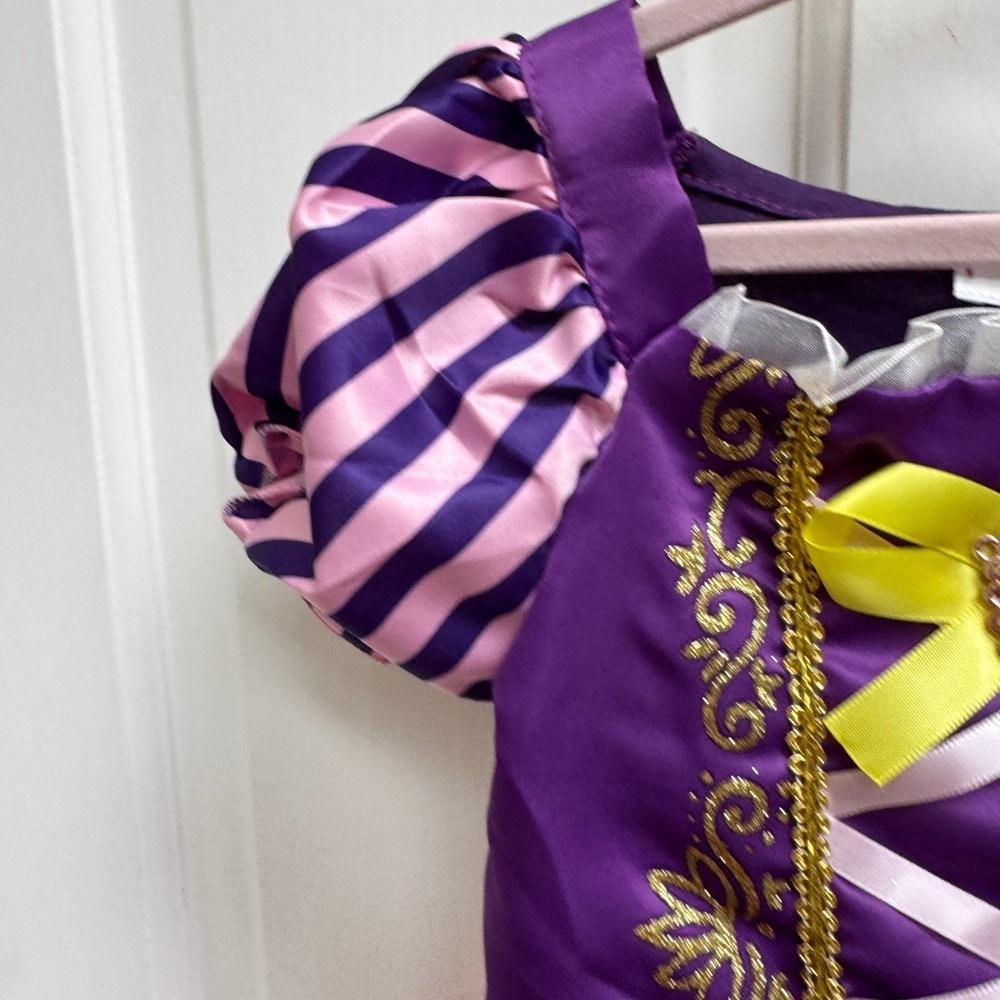 NWOT Disney Rapunzel Inspired Toddler Girls Size 6 Dress Up Play Princess Dress - Picture 4 of 7